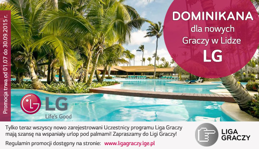 Dominikana dla nowych Graczy w Lidze LG!