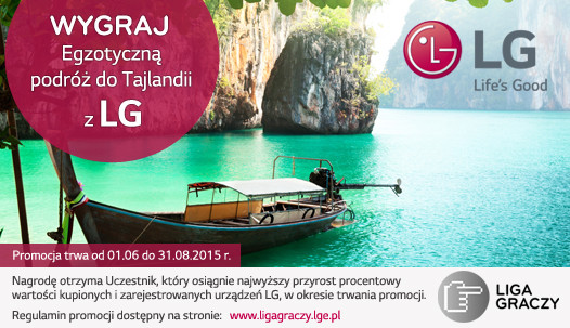 Egzotyczna Tajlandia z LG – wygraj podróż marzeń!
