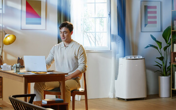 Przenośny klimatyzator LG DUAL INVERTER zapewnia wydajne chłodzenie każdego pomieszczenia
