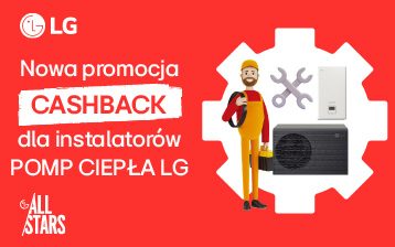 NOWY CASHBACK dla instalatorów pomp ciepła LG