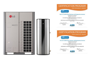 Otrzymaliśmy nagrodę AHRI Performance Award za wysokowydajne rozwiązania HVAC!