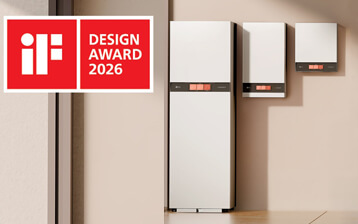 Nowe jednostki wewnętrzne pomp ciepła do podgrzewania wody LG nagrodzone iF Design Award